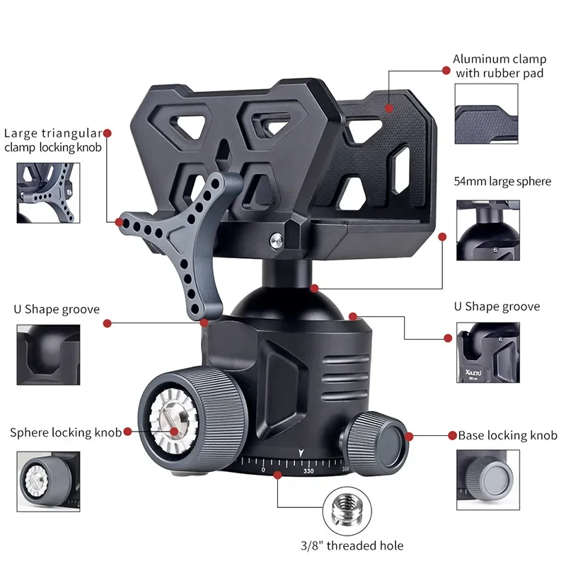 Gun Clamp Accessory Gun Clamp and Tripod Accessories for Outdoor Activities Securely Holds Heavy Firearms for Precision Shooting