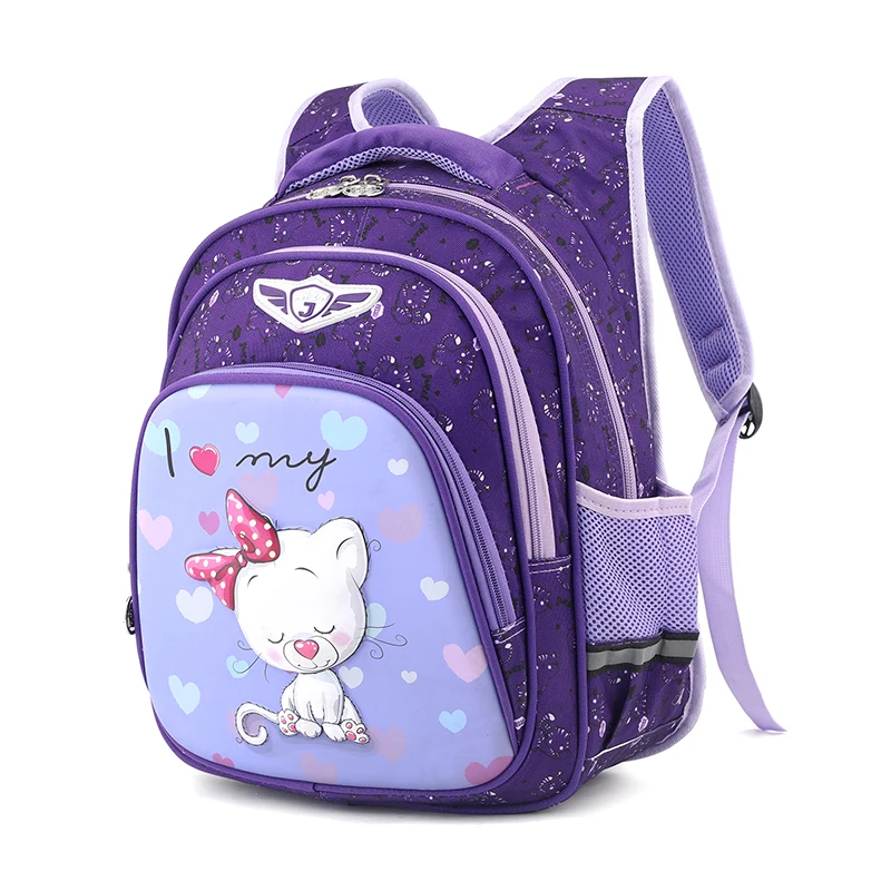 Waterproof children School Bags For Girls Boys Kids Schoolbag cartoon 3D Primary Orthopedic school Backpack book bag Grade 1-3-6