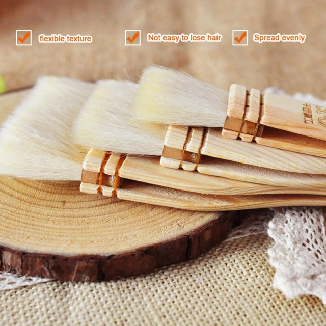 Olajkefe Grillkefe Tojás Folyékony Kefe Sütemény 2 Hüvelykes Gyapjú Vaj Sütés Grill Tészta Szerszámok - Image 5