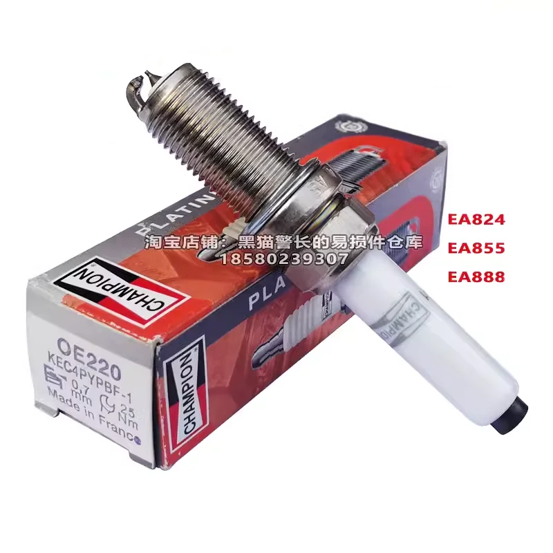 Champion Dual Platinum Spark Plug Oe220 Per 4.0T Audi Ttrs678 Bentley Gallop Continental Gt