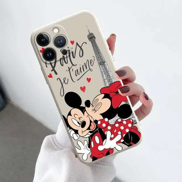 Funda para iPhone 8 Plus Oficial de Disney Mickey y Minnie