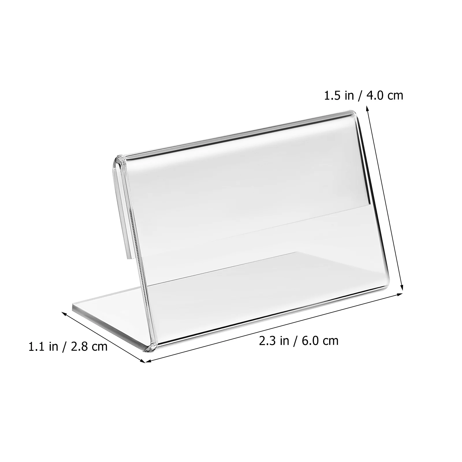 Lot De 40 Mini Présentoirs En Acrylique Pour Panneaux - Support Pour - 13