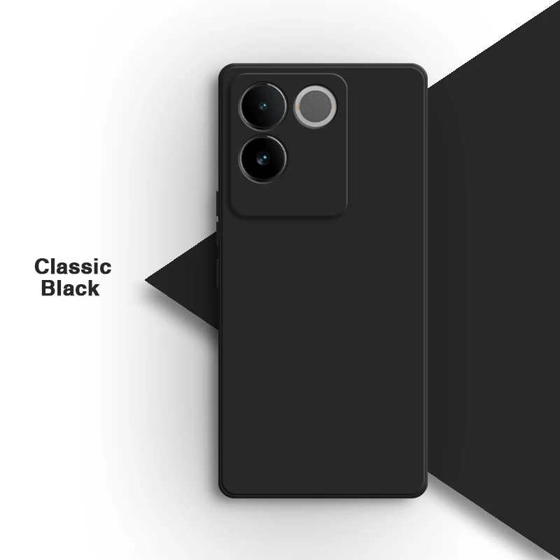 Enhanced Liquid Silicone Shockproof Phone Case with Global Lens Protection