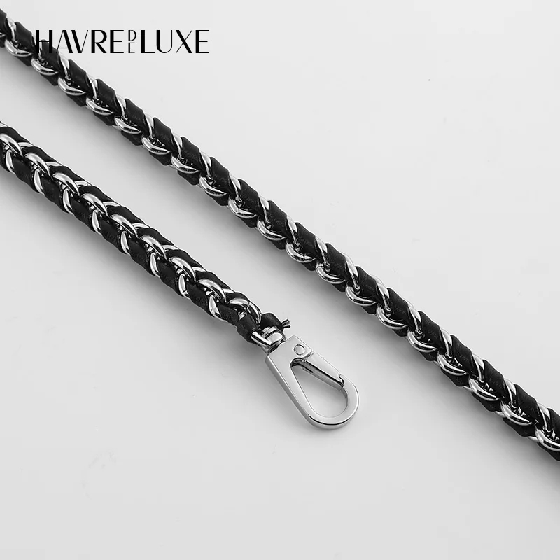 Leather Perforating Chain Accessory Bag Cross-body Chain Shoulder Bag Strap Transformation Bag Chain