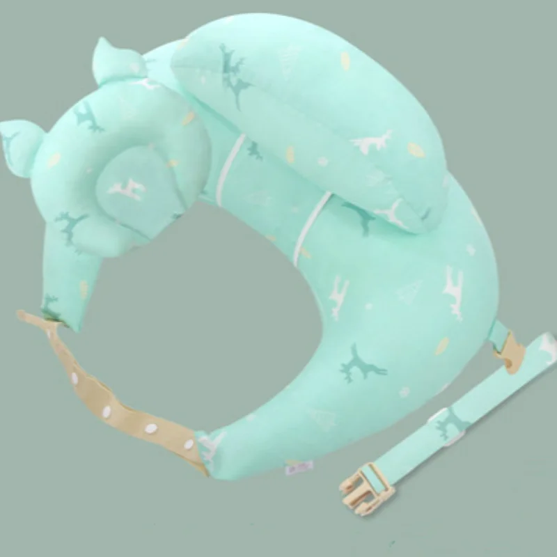 Multifunction Nursing Pillow Halter Shoulder Strap Baby Pillow Newborn Cartoon Baby Shaping Soft Feeding