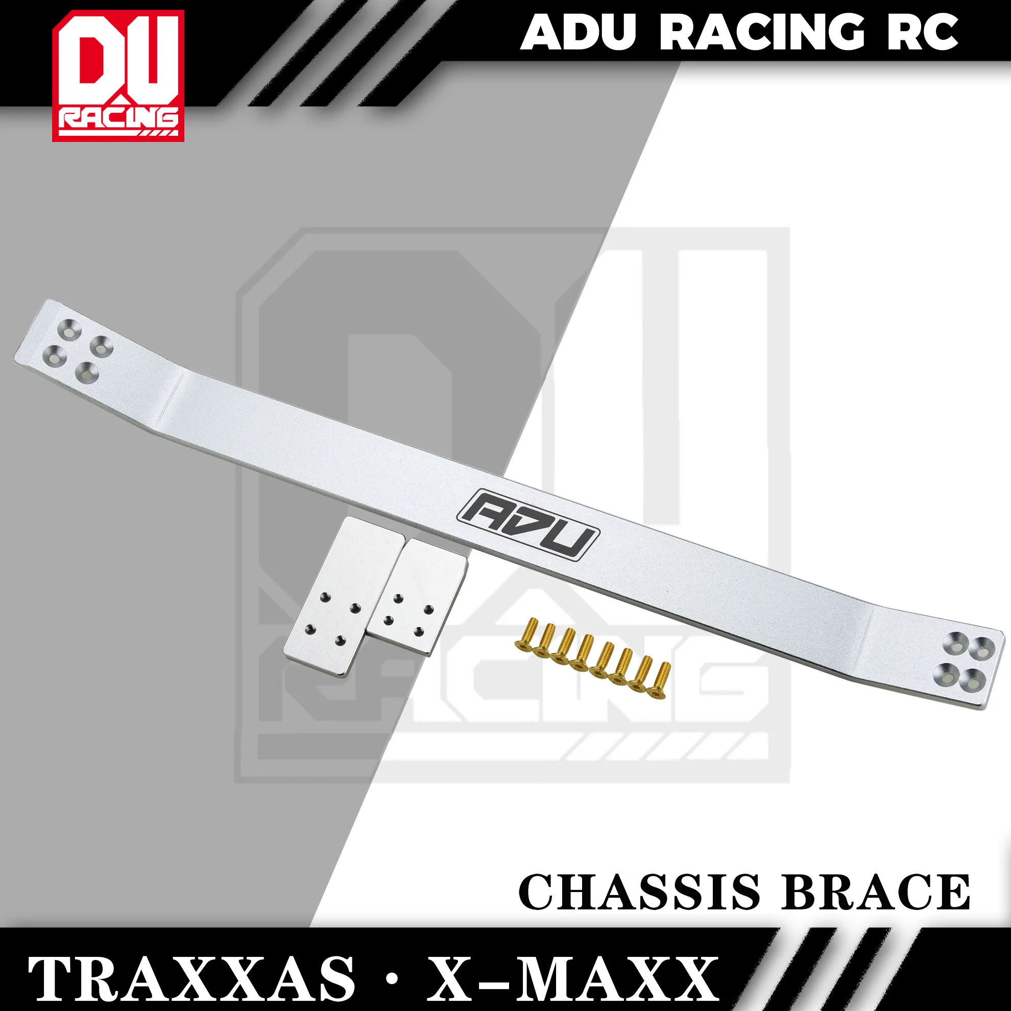 ADU RACING 메인 섀시 강화 버팀대, TRAXXAS X-MAXX, 4mm 6061