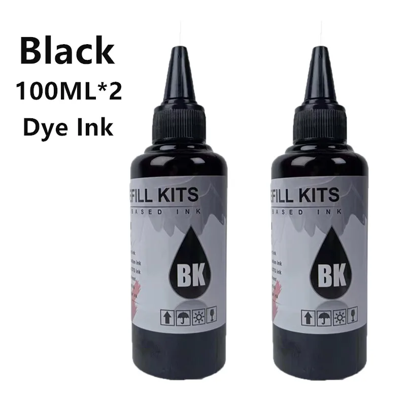 Kit de recharge d'encre à colorant pour imprimante HP 301 302 304 305Xl pour imprimante à jet d'encre Epson Canon 40 41 445 446 Brother Lexmark Samsung Dell