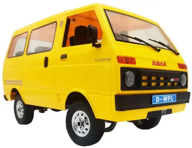 WPL D42 Upgrade 1:10 Scale 2wd Rc Car Rock Crawler Boys Kids Gifts Soft Tires Remote Control Truck Model Toy Complete Version 2