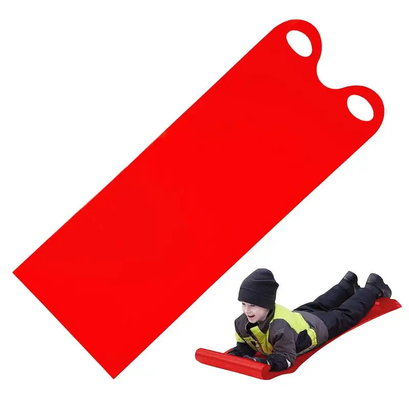 Lightweight Roll Up Snow Sled Roll Up Flexible Snow Sled Portable Rolling Slider Flexible Flying Carpet Snowboard For