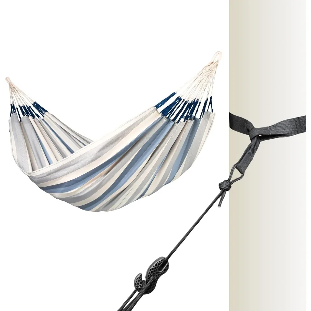 Classic Hammock, Tree Beam Pillar Suspension Kit, Outdoor Hammock, Weather Resistant and Tear Resistant, Outdoor Hammocks Set