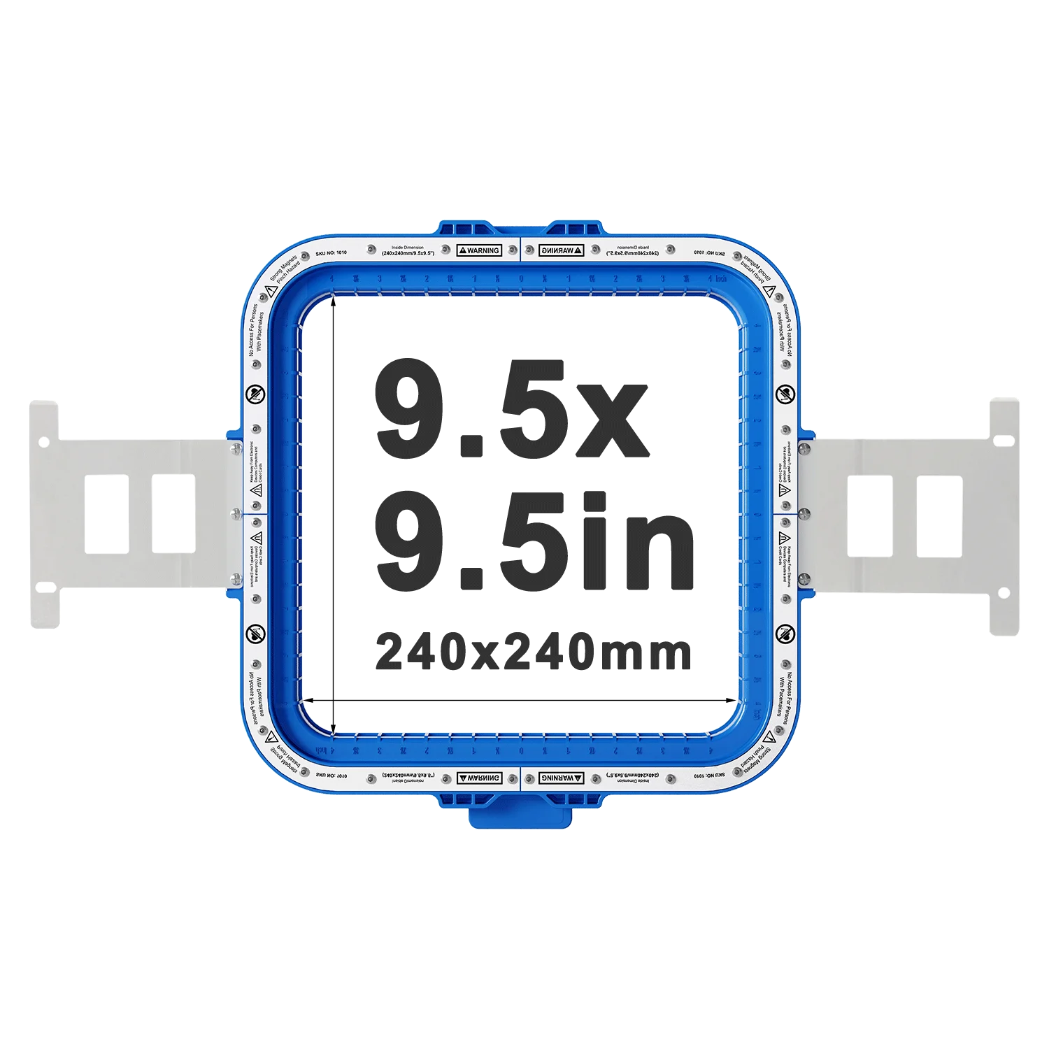 240x240mm 9.5x9.5in