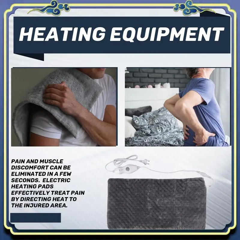Latest Extra Large Electric Heating Pad For Back Pain And Cramps Relief 12X24 Inch -Soft Heat For Moist & Dry Therapy