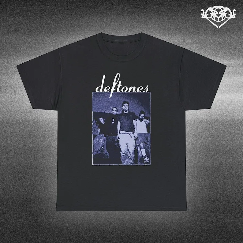 Maglietta Pioneer Antiappannamento Vintage Anni '90 Chino Moreno Rare Concert Tour Music Rock Maniche Lunghe O Corte