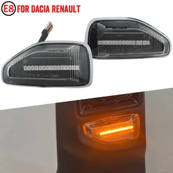 For Renault Duster Dacia Duster II 2017 2018 2019 2020 2021 2022 LED Dynamic Side Marker Turn Signal Light 1