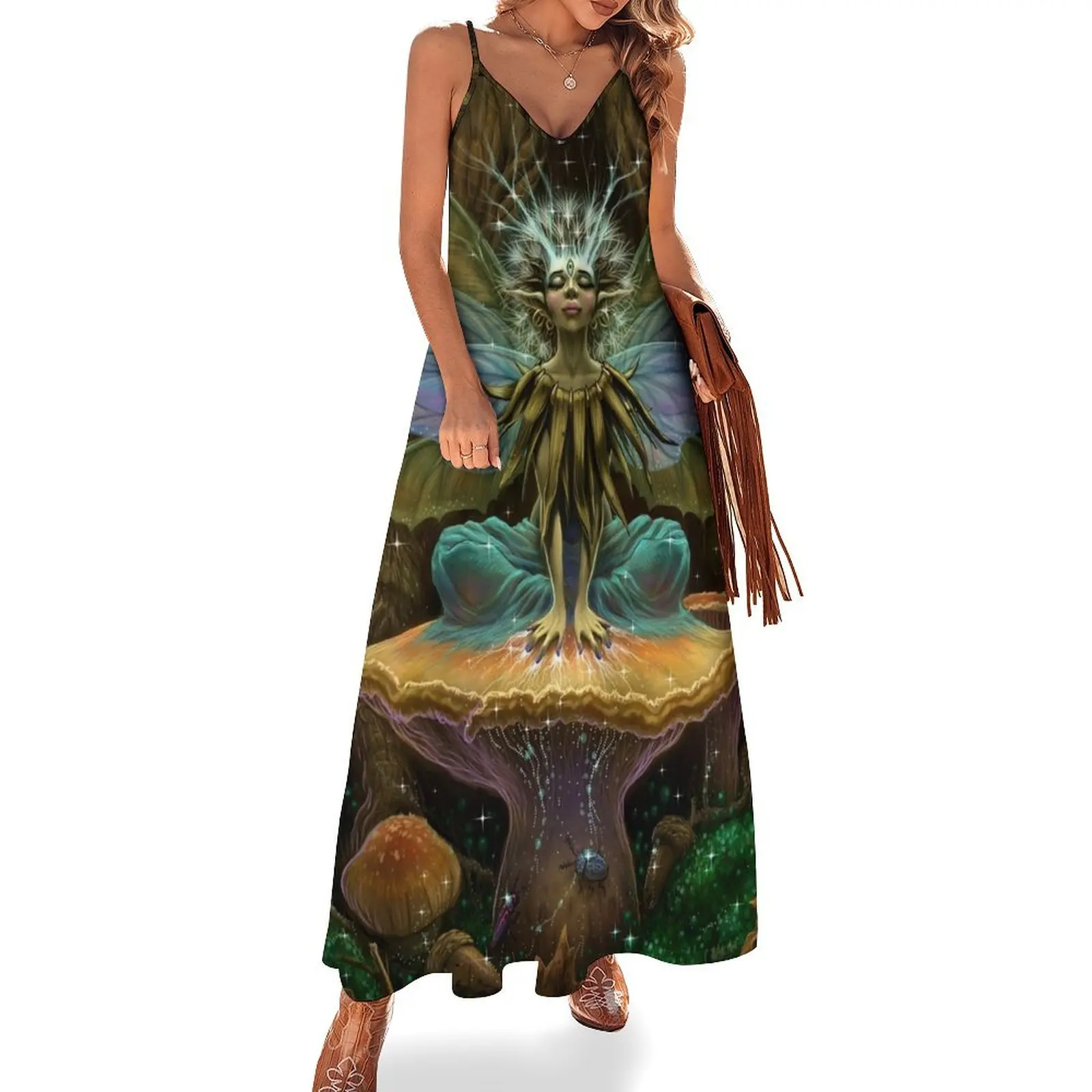 

Tuning In Sleeveless Dress Clothing female Woman clothing women's dresses luxury