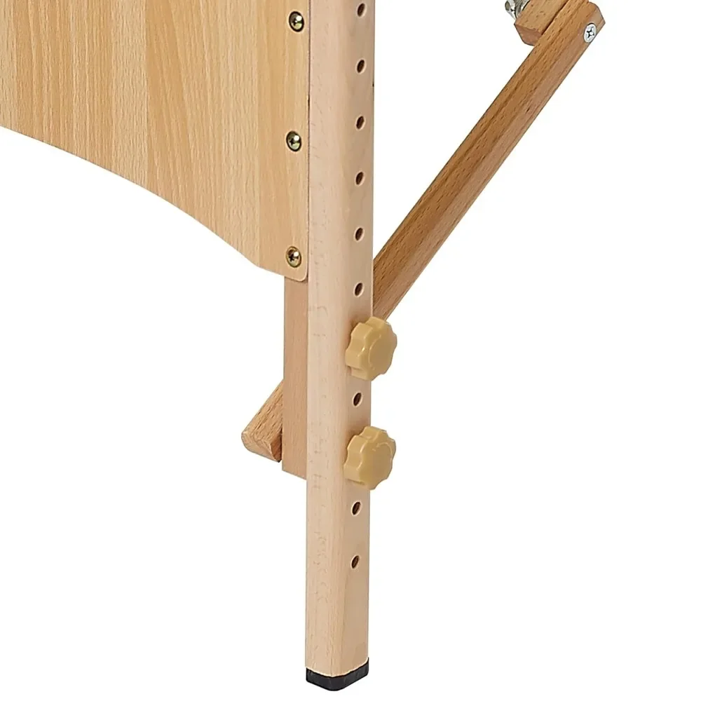 Compact Portable Folding Massage Table in Black