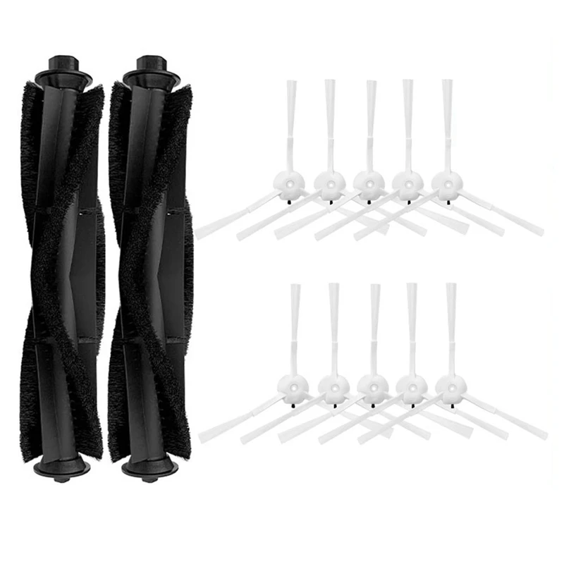 

Roller Main Side Brush As Shown Plastic Vacuum Cleaner Accessories For Lenovo T1S Pro Robot Vacuums