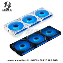 SL INF 120 Reverse /Forward Blade UNI FAN SL-INF INFINITY Mirror RGB Gen. 3Th 40 Leds L-Connect 3