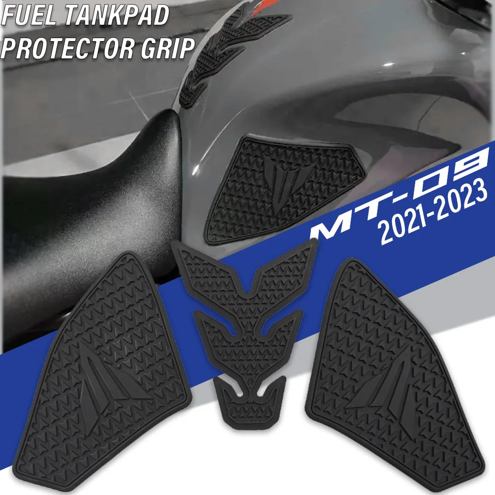Anti-Scratch Side Fuel Tank Pad Knee Grip Pad Side Waterproof Stickers For MT-09 MT 09 MT09 SP fuel tank cover motorcycle sticker