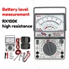 MF47C High Precision Pointer Multimetro Ammeter Voltmeter Analog Meter Anti Burning High Precision 2500V Multimeter rx100k 1