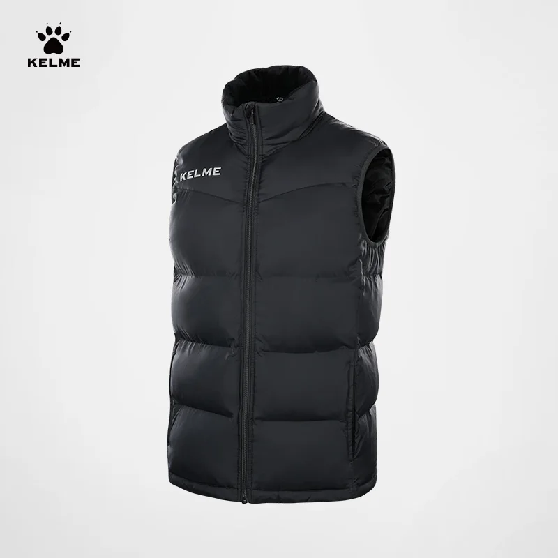Men Winter Down Vest Sport Training Lightweight Waterproof Outwear Short Stand Collar Casual Coat Windproof Warm Jacket