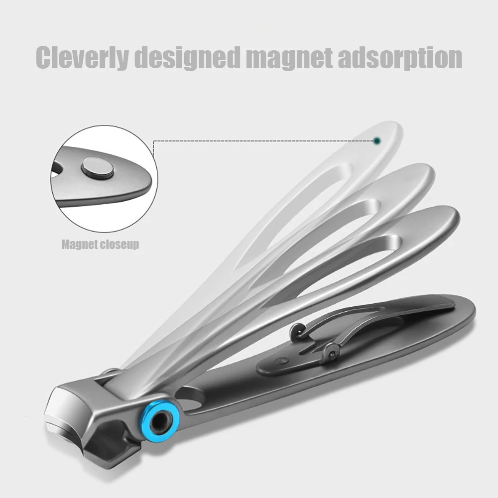 Nail Clippers Stainless Steel Nail Cutter Toenail Fingernail Manicure Cutter Thick Ingrown Toenail Scissors Tools