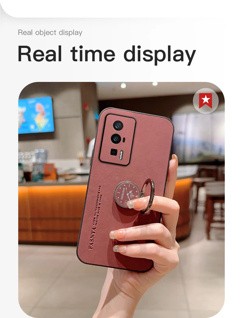 K 40 60 Leather Ring Holder Case For Xiaomi K30 K50 K60 K40 Pro Ultra Retro Back Cover Redmi 9A 9 9c 10C 12c 10A A1 Plus_voghion.com