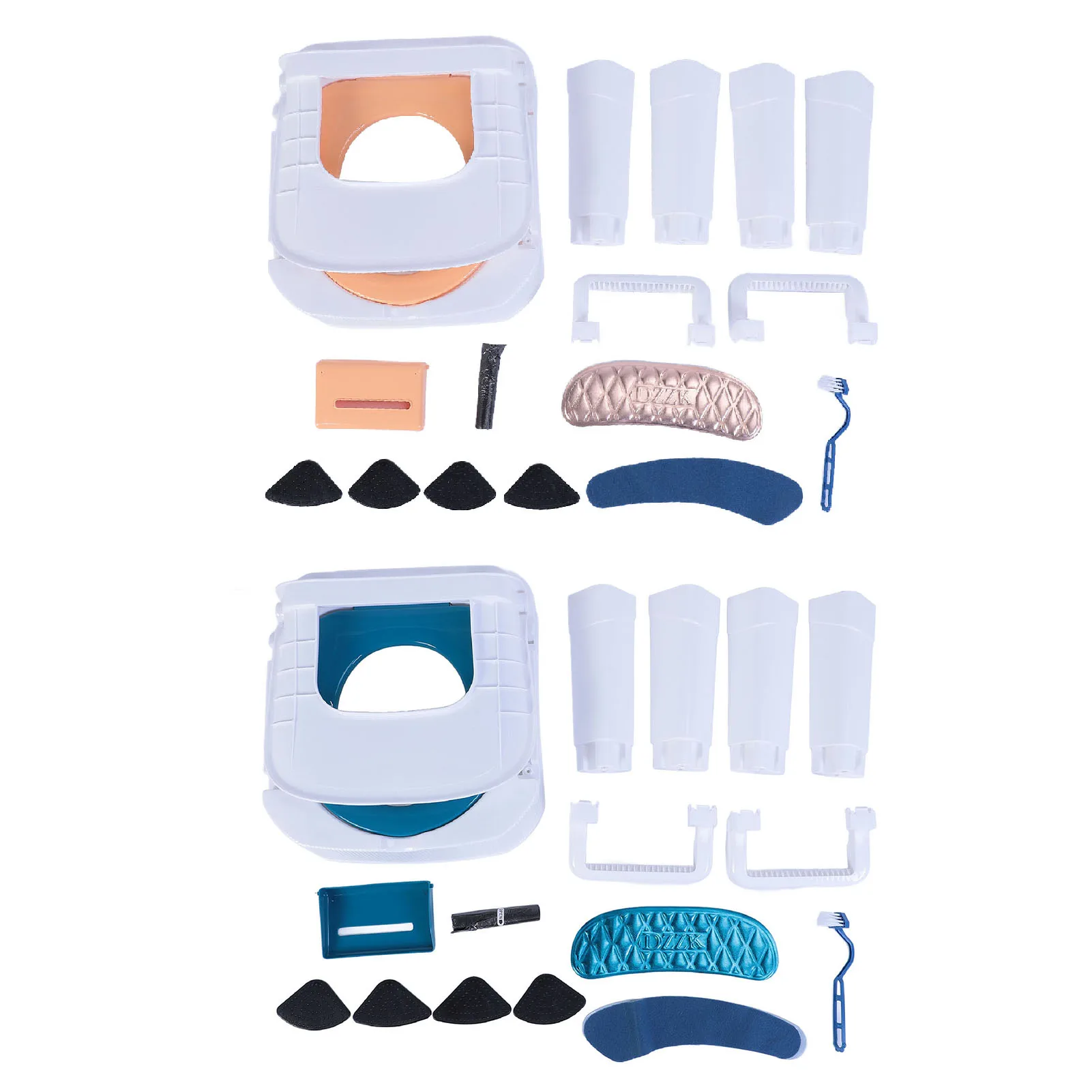 Commode Toilet Chair Easy To Clean Toilet Commode Anti Slip Foot Pad Backrest Cushion Extra Wide for Squat Toilet for Bathroom 3