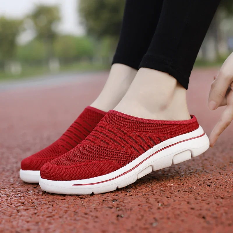Women Slippers Sandals Summer Beach Slippers Women Breathable Mesh Flat Shoes Walking Zapatos Mujer Home women sandals,slippers sandals,women slippers,flat slippers