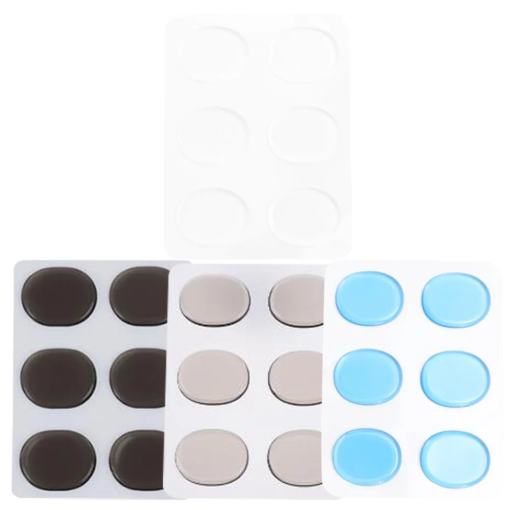 

4 Sheets Drum Dampeners Snare Mute Pad Silicone Supplies Cushion Dampening Gel Mats Pads Silencers