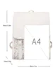 Business Casual Portable Ditsy Floral Buckle Decor Flap Backpack For Teen Girls Women Large Capacity Fashionable Schoolbag 5