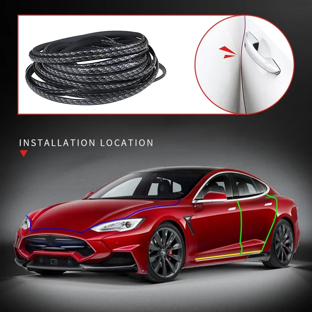 Universal Anti-Scratch Car Door Edge Protection Stickers - 5M
