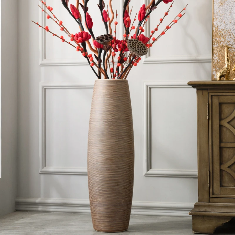 コード DOUYA Vase Decoration Living Room Flower Arrangement Pink Skewed Neck  Flowe :YS0000046437296118:よろづやショップ - 通販 - よろづやシ