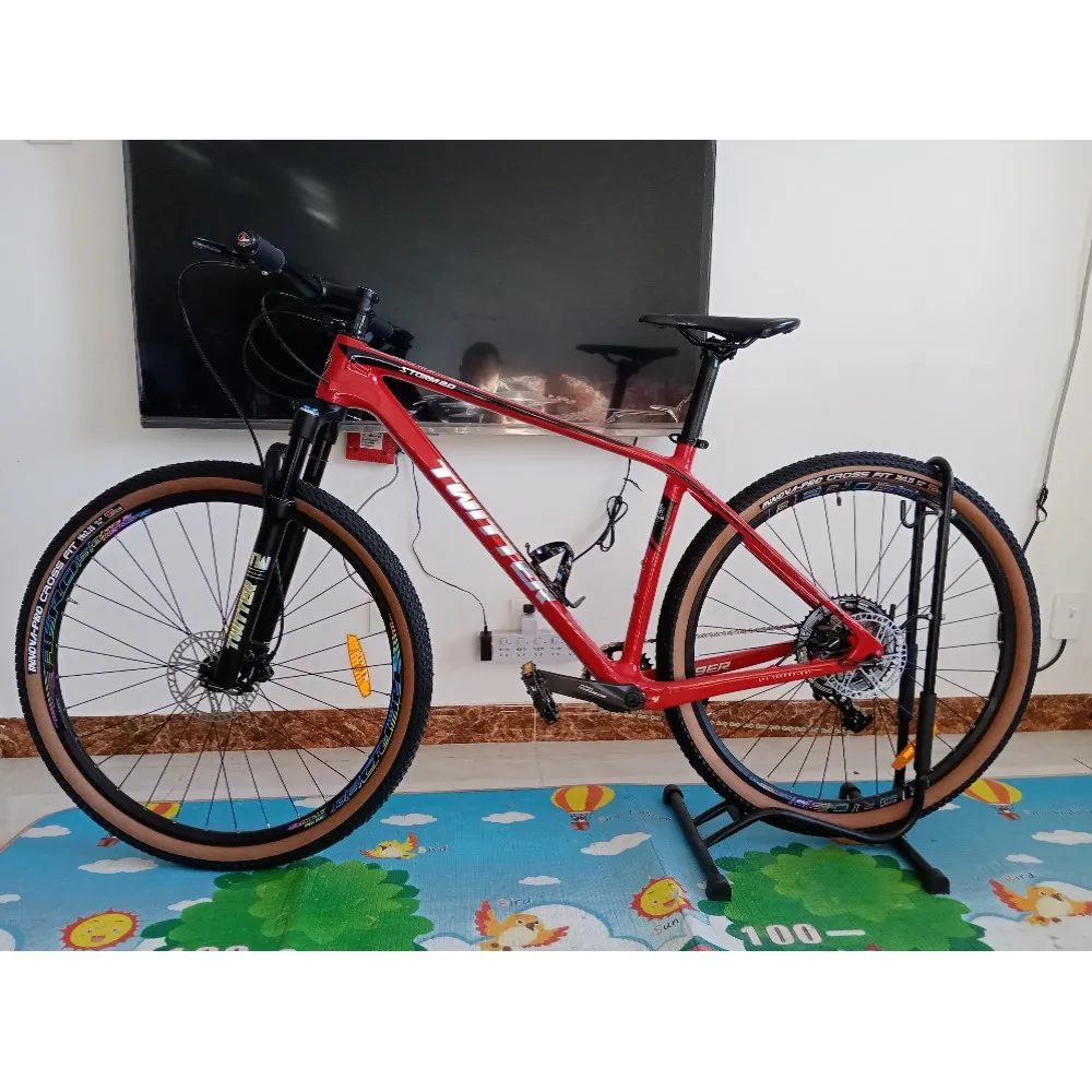 

TWITTER STORM 2,0 RS-13S Гидравлический дисковый тормоз XC Class T900 для внедорожника, полноценная Внутренняя прокладка, 27,5/29 дюймов, горный велосипед из углеродного волокна