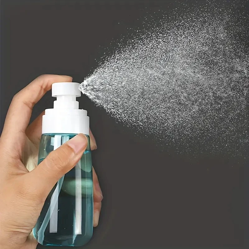 2pcs Mini Spray Bottle Fine Mist Alcohol Atomizer Portable Refillable Liquid Container for Cleaning Skin Care Beauty Accessories 3