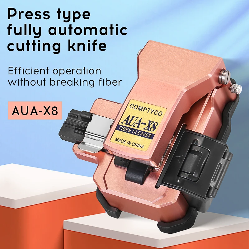 Automatic three-in-one Fiber Cleaver AUA-X8 Cable Cutting FTTT Fiber Optic Knife Tools
