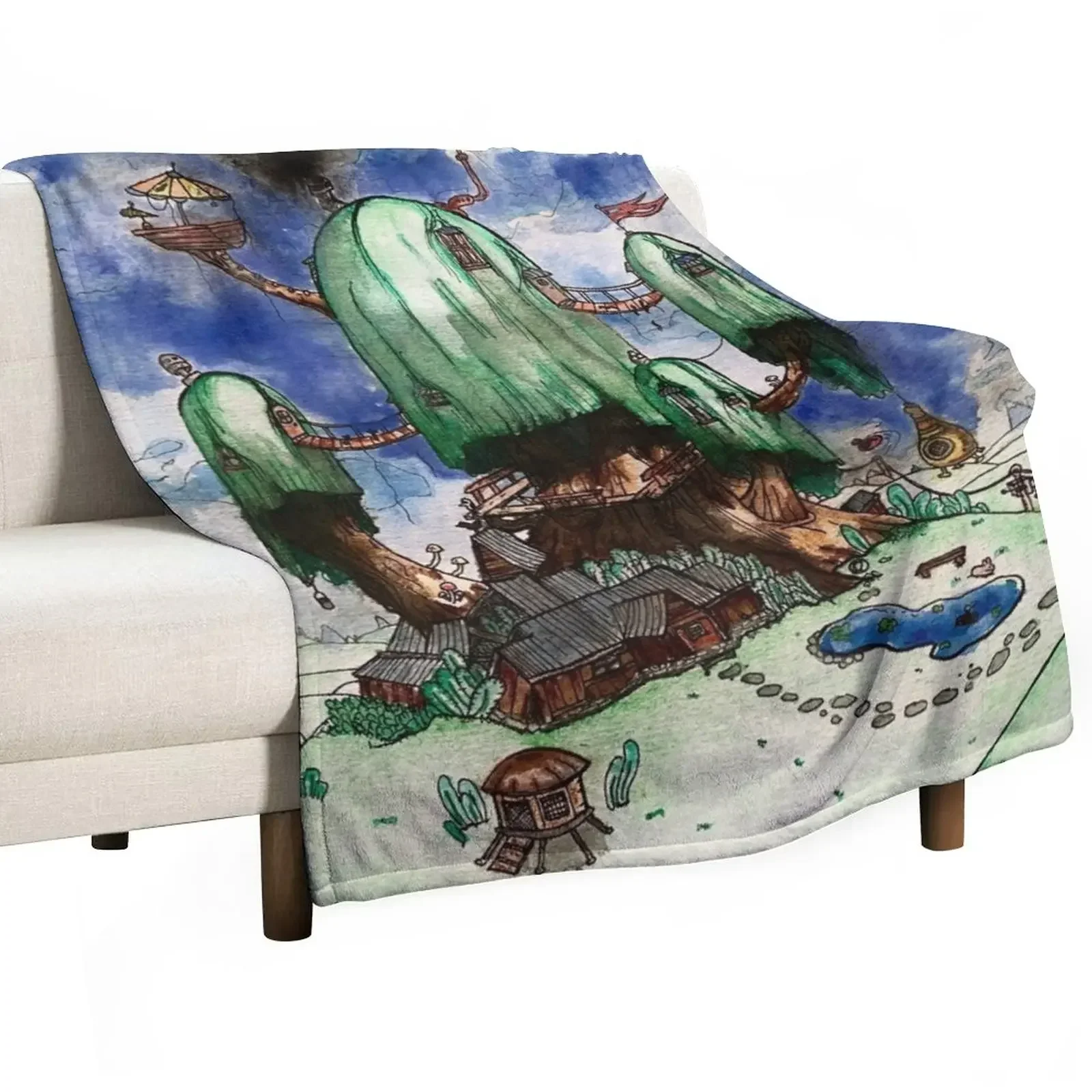 

The Tree House! Throw Blanket Bed heavy to sleep Comforter Cute Blankets