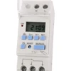 1pc AHC30A/AHC30B 40A 7 Days Din Rail LCD Weekly Programmable Electronic Timer Switch 1NO1NC 220VAC 12V24VDC 18ON/OFF Time Relay 4