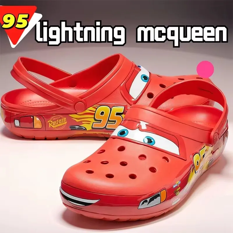 Lightning Salama Mcqueen Crocs Lightning Mcqueen Shoes Cartoon