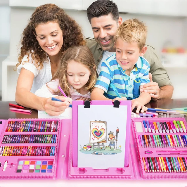 Drawing Painting Set Kids Girls Boys Teens Coloring Art Kit Gift