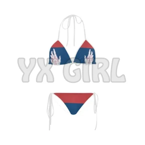 Honduras Swimwear Vintage 2-Piece Bikini  3D All Over Printed Sexy Bikini Summer Women For Girl Beach Swimsuit Cosplay Clothes