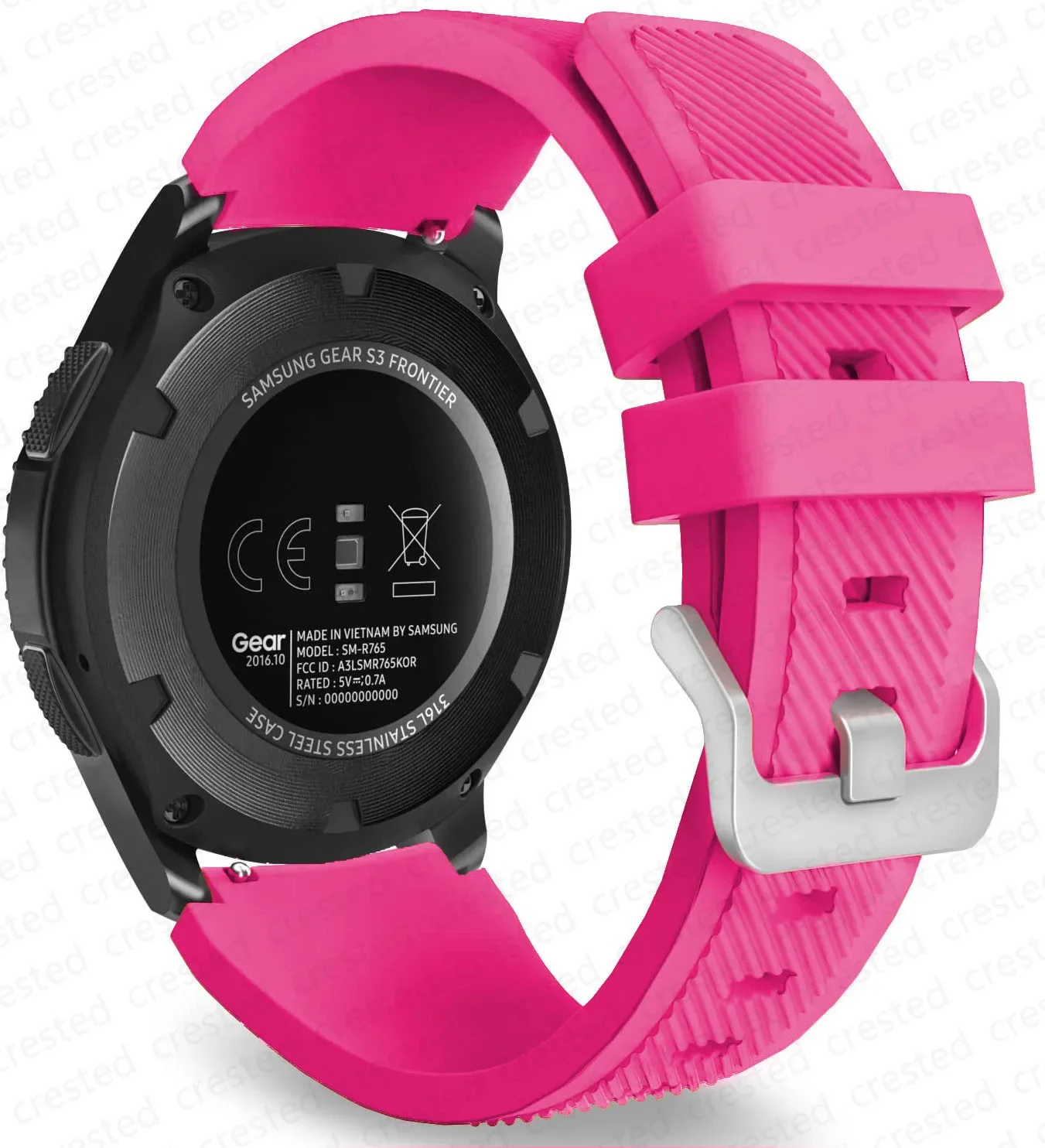 Soft Silicone Sport Strap - 22mm Bracelet