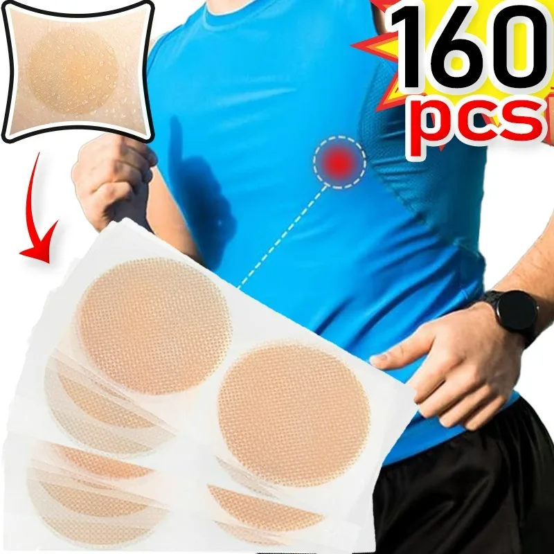 

Men Waterproof Nipple Cover Women Sweatproof Thin Not Stuffy Chest Stickers Man Strong Stickiness Anti Protrusion Breast Patch