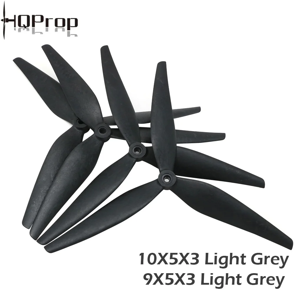 2pair HQProp 10X5X3 9X5X3 1050 9050 10inch 9inch 3 blades Black Carbon 2pair-hqprop-10x5x3-9x5x3-1050-9050-10inch-9inch-3-blades-black-carbon