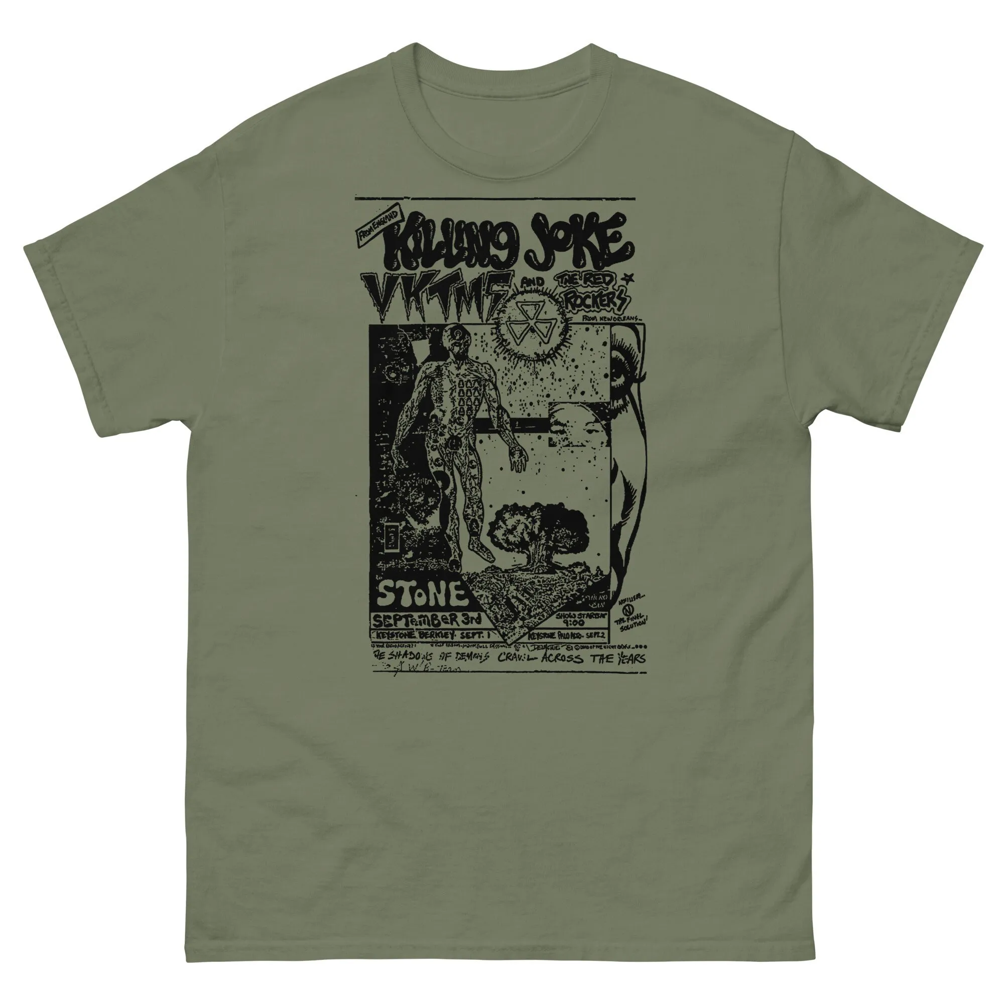 Killing Joke Flyer Shirt Goth Flyers Vintage Punk Flyers