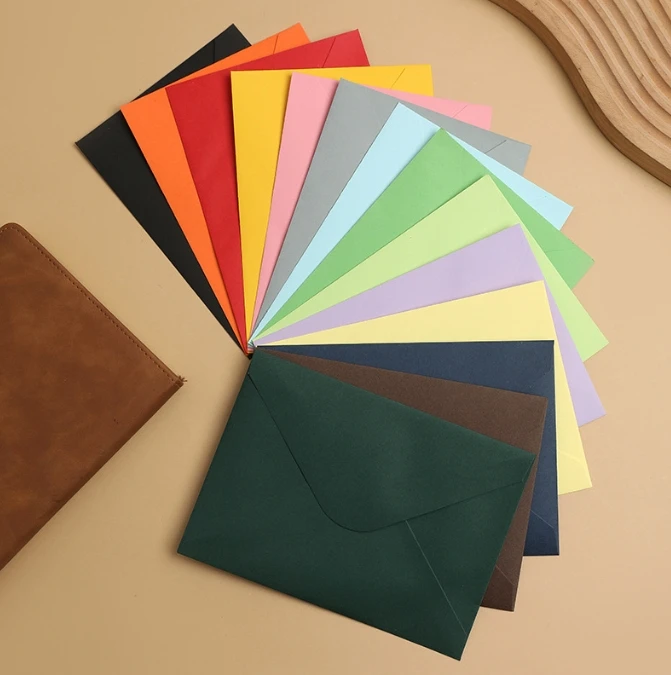 50 Sheets Vintage Envelopes Set for Wedding Holiday Birthday Greeting Cards
