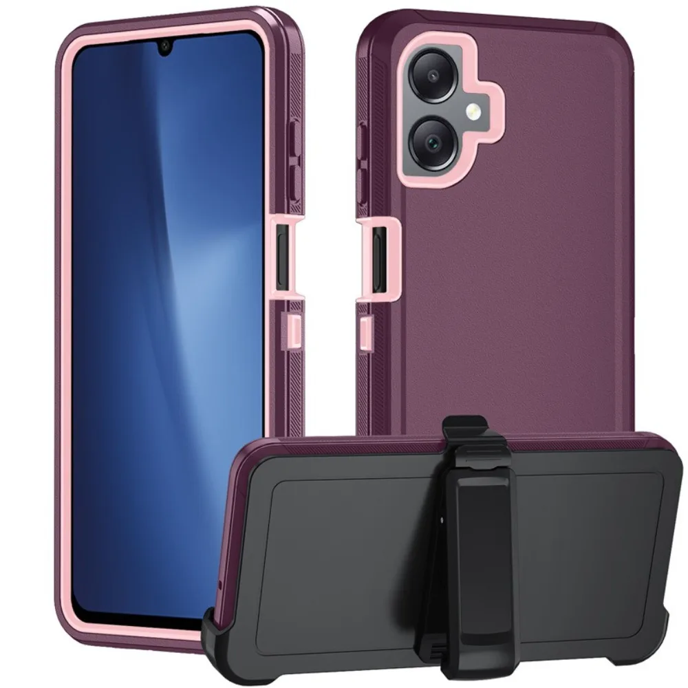 3-Layer Armor Hybrid Ott Case with Belt Clip and Defender PC Cover