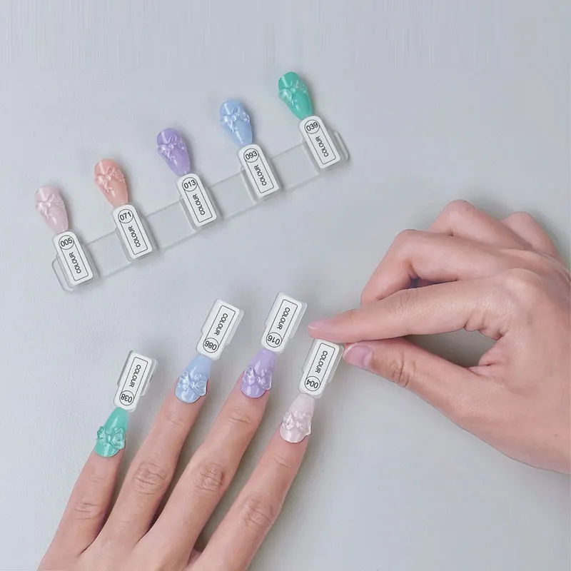 New Upgrade 78-240 Tips Magnetic Nail Art Display Swatch Book With False Nails Gel Color Testing Multi-Functional For Nail Tool