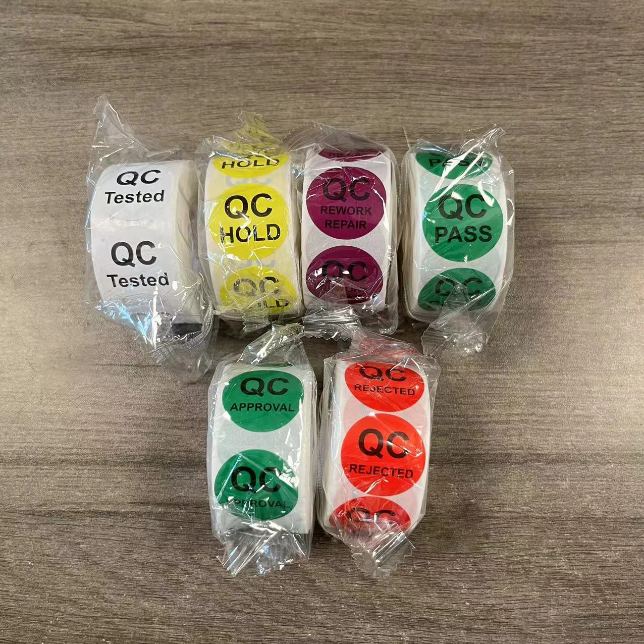 Uxcell QC Rework Labels, Inventory Quality Control Stickers For ...