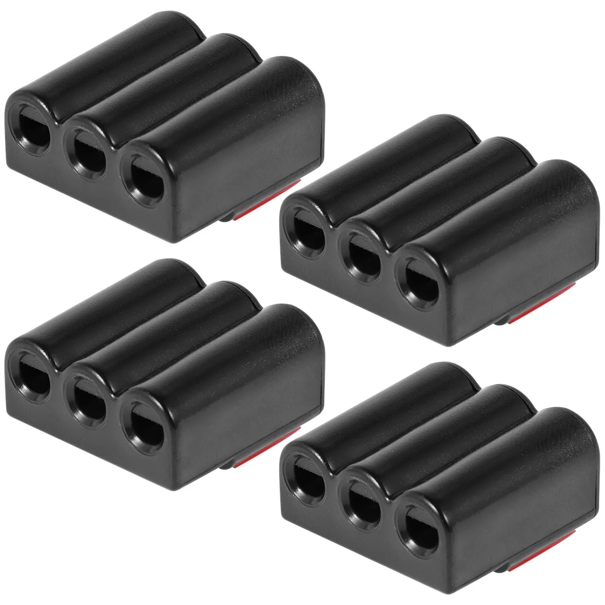 4Pcs 사슴 경고 휘파람 장치 플라스틱 사슴 퇴치 휘파람 미니 3 홀 자동차 휘파람 저장 사슴 휘파람 동물 경고 장치